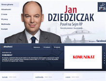 Tablet Screenshot of dziedziczak.pl